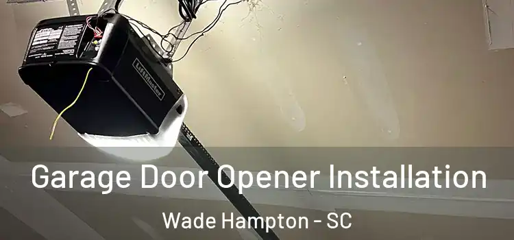 Garage Door Opener Installation Wade Hampton - SC