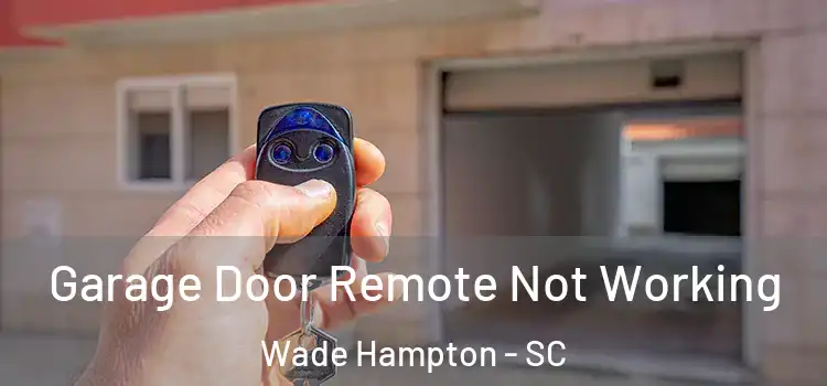  Garage Door Remote Not Working Wade Hampton - SC